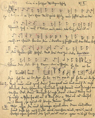 handschriftliche Noten